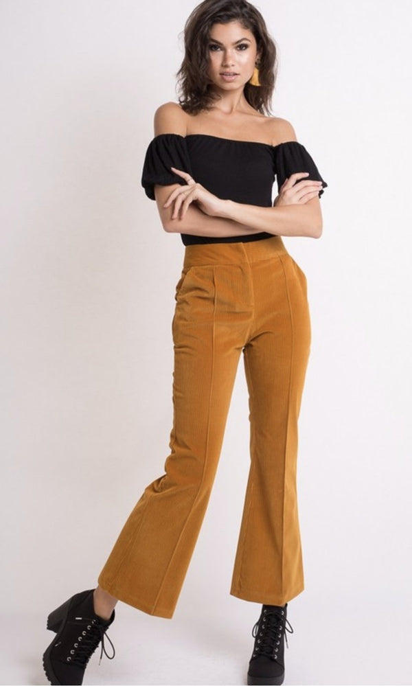 Sparrow Corduroy Flares - Wedges And Wide Legs Boutique