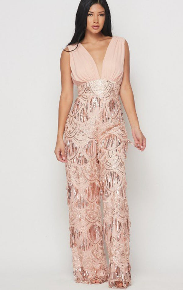 Stardust Jumpsuit - Wedges And Wide Legs Boutique