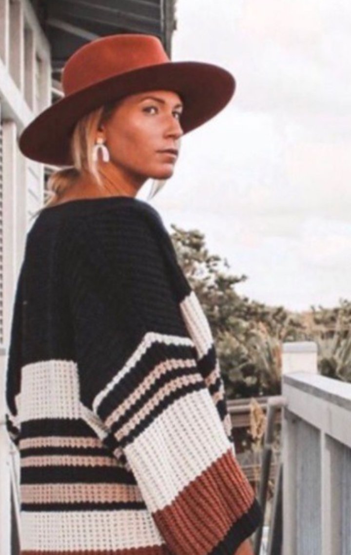 Sunset Rust Hat - Wedges And Wide Legs Boutique
