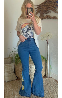 Sunshine Crochet Flares - Wedges And Wide Legs Boutique