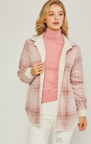 The Reversible Shacket | Cream - Wedges And Wide Legs Boutique