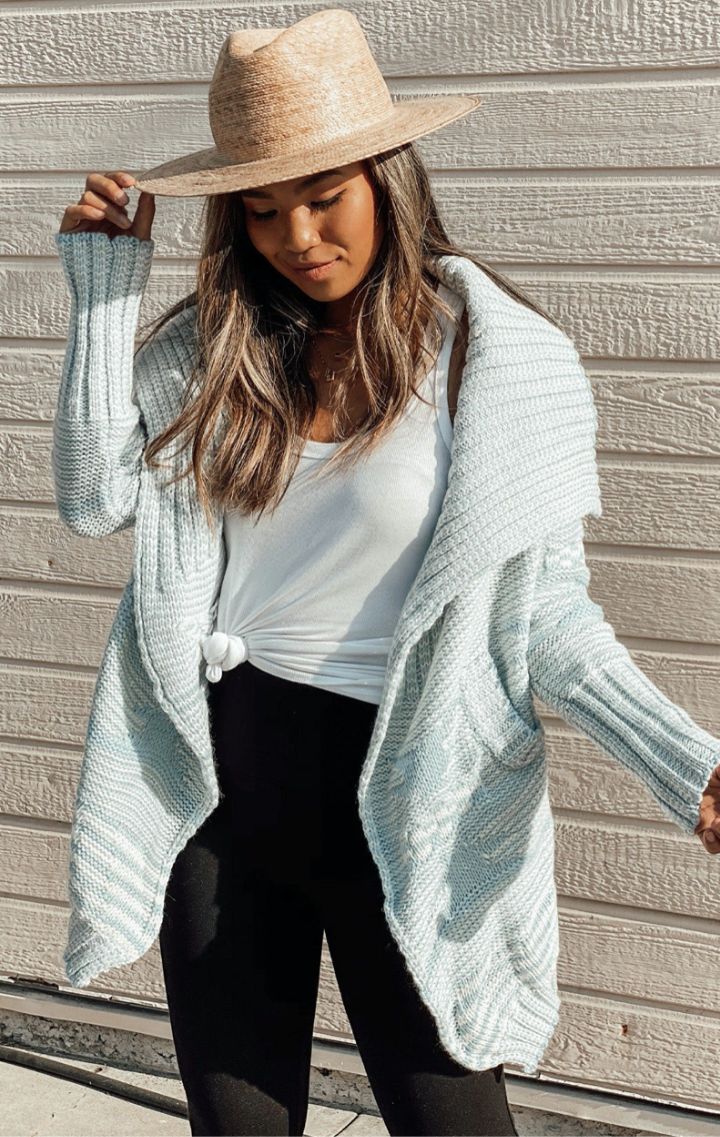 The Sky Mist Cardigan - Wedges And Wide Legs Boutique