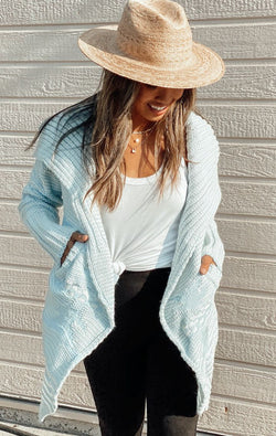 The Sky Mist Cardigan - Wedges And Wide Legs Boutique