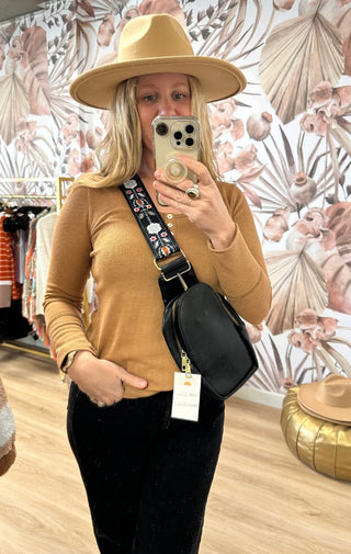 The Sugar Sling Bag | Black - Wedges And Wide Legs Boutique