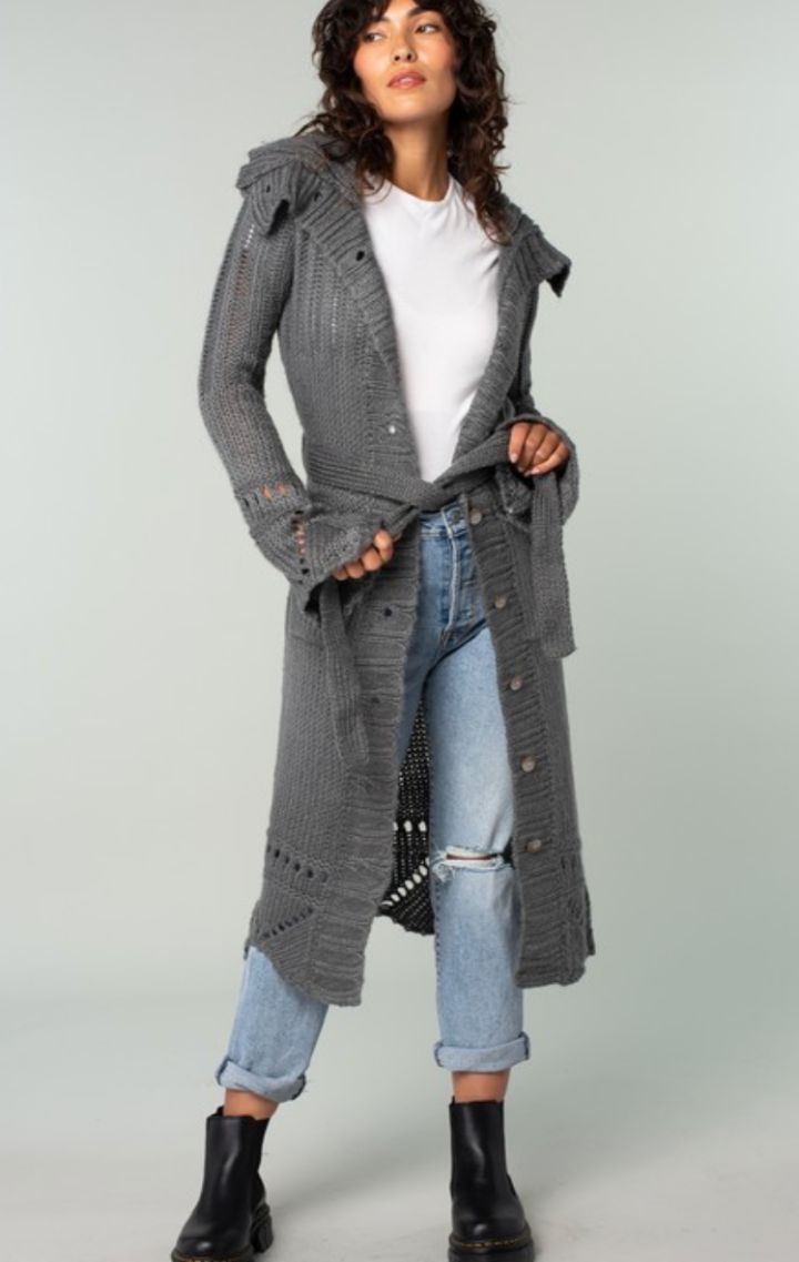 The Vintage Vibe Maxi Cardigan - Wedges And Wide Legs Boutique