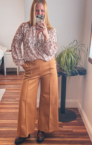Winnie Wide Leg Pants - Wedges And Wide Legs Boutique